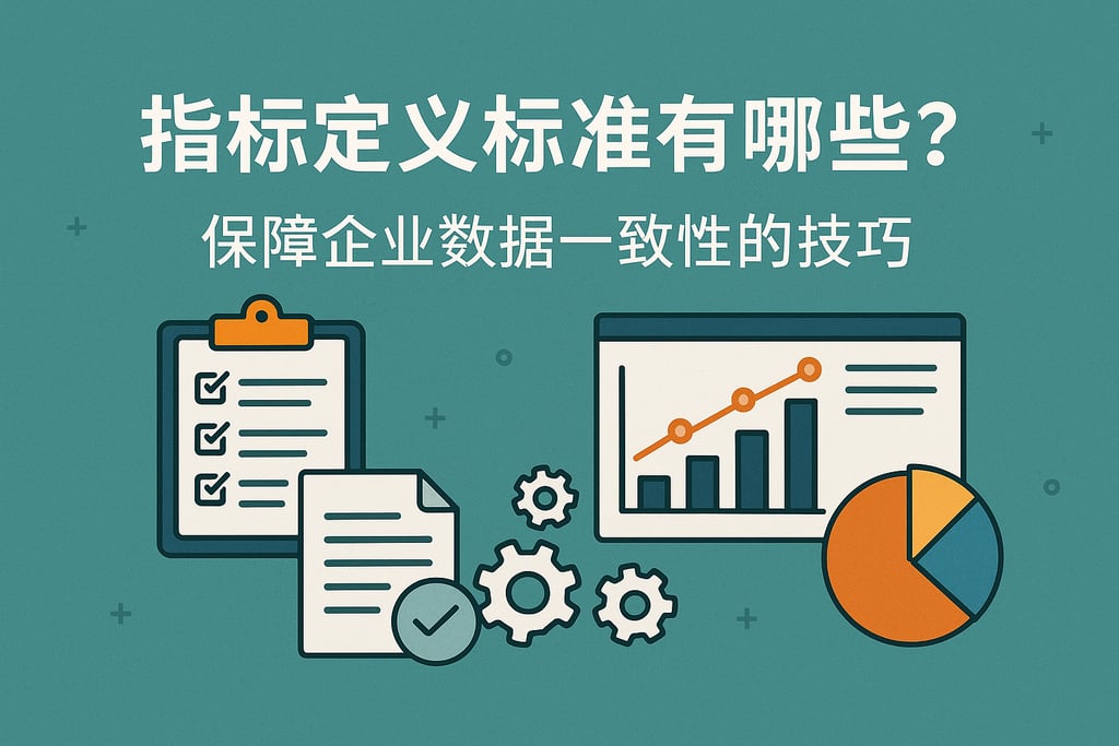 指标定义标准有哪些？保障企业数据一致性的技巧