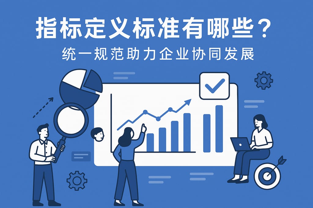 指标定义标准有哪些？统一规范助力企业协同发展