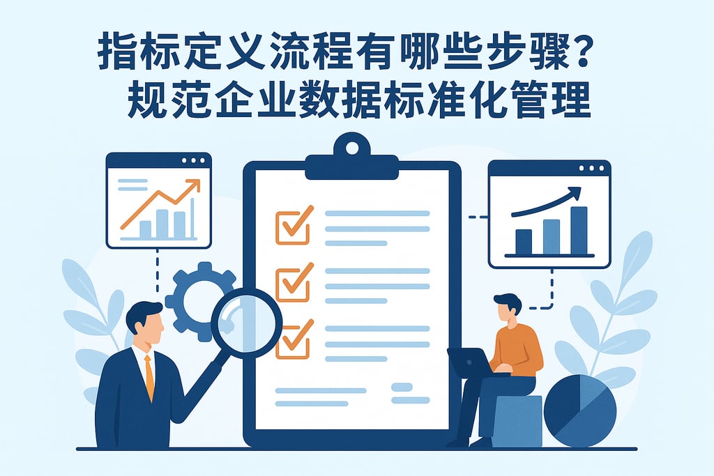 指标定义流程有哪些步骤？规范企业数据标准化管理