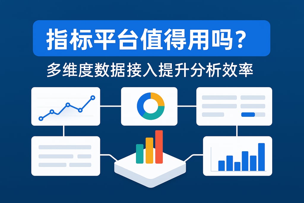 指标平台值得用吗？多维度数据接入提升分析效率