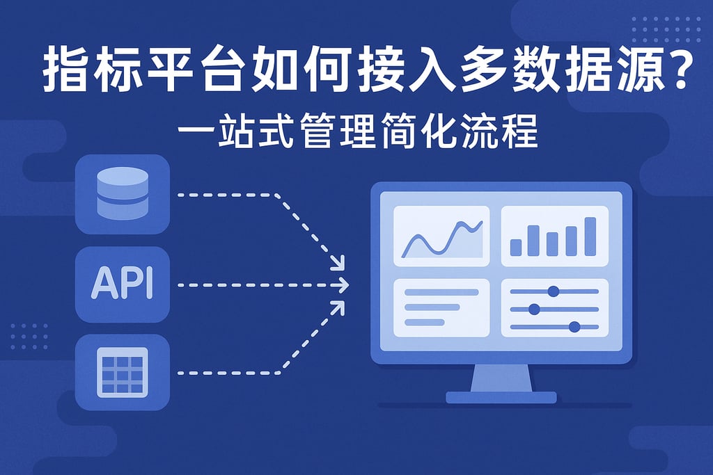 指标平台如何接入多数据源？一站式管理简化流程