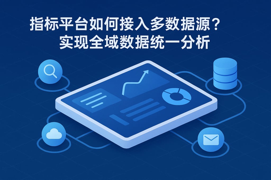 指标平台如何接入多数据源？实现全域数据统一分析