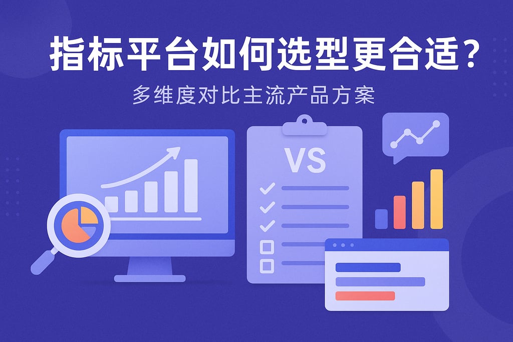 指标平台如何选型更合适？多维度对比主流产品方案