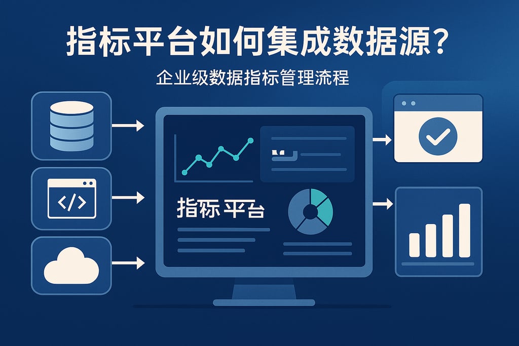 指标平台如何集成数据源？企业级数据指标管理流程
