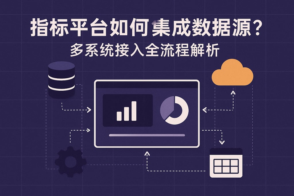 指标平台如何集成数据源？多系统接入全流程解析