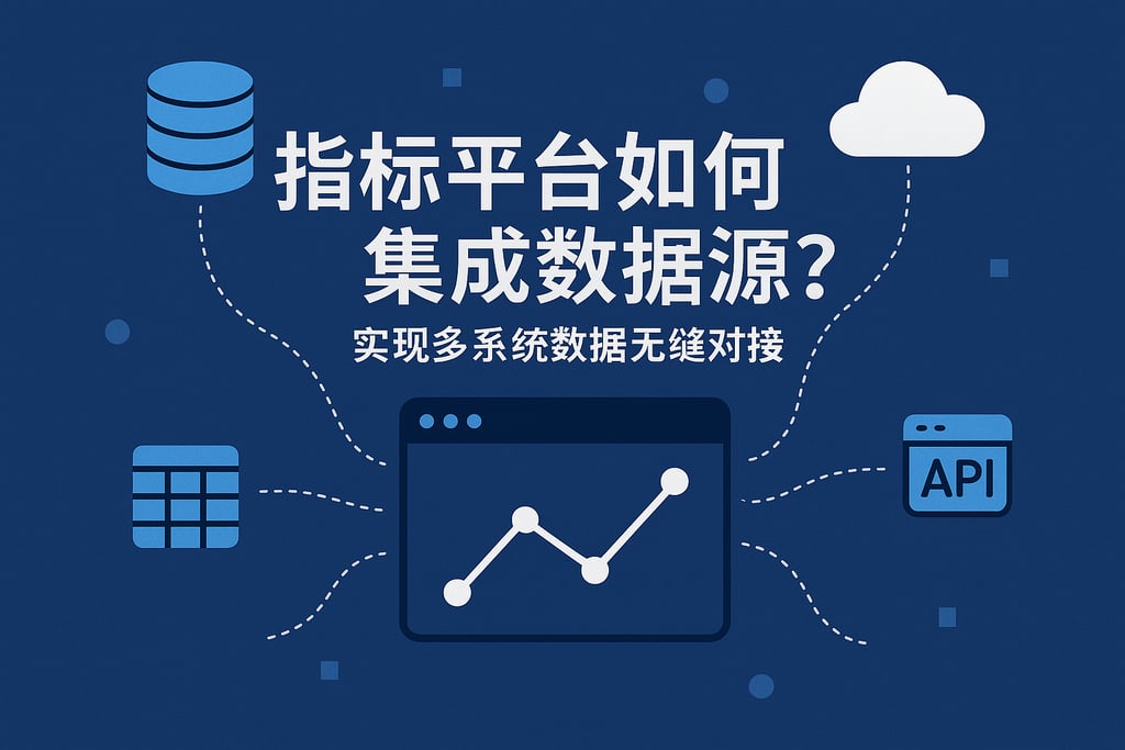 指标平台如何集成数据源？实现多系统数据无缝对接