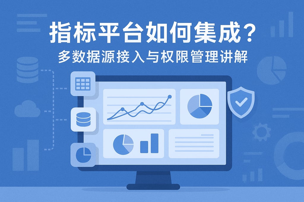 指标平台如何集成？多数据源接入与权限管理讲解