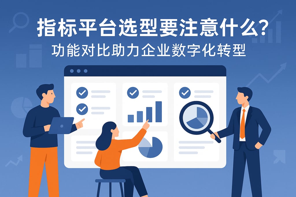 指标平台选型要注意什么？功能对比助力企业数字化转型