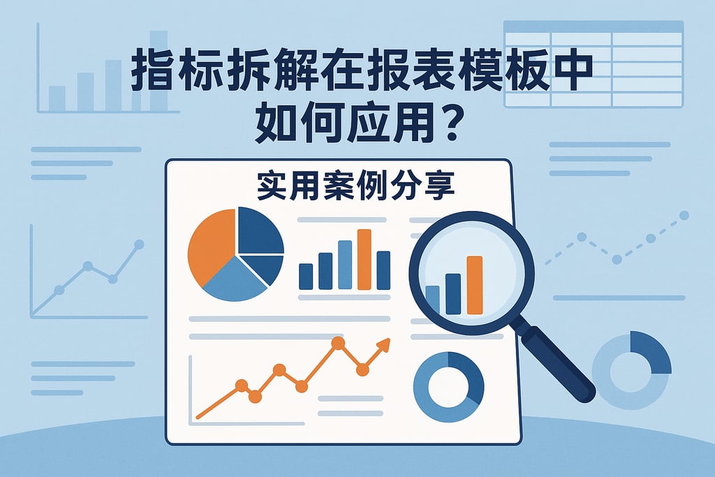 指标拆解在报表模板中如何应用？实用案例分享
