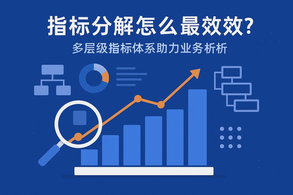 指标拆解怎么做最有效？多层级指标体系助力业务分析