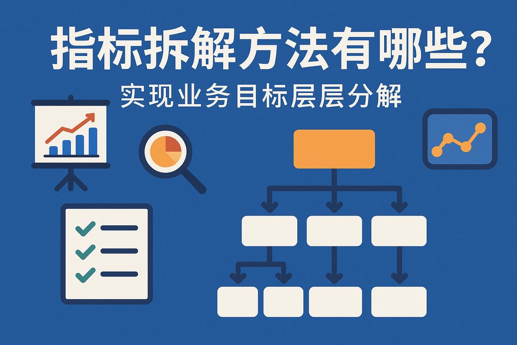 指标拆解方法有哪些？实现业务目标层层分解