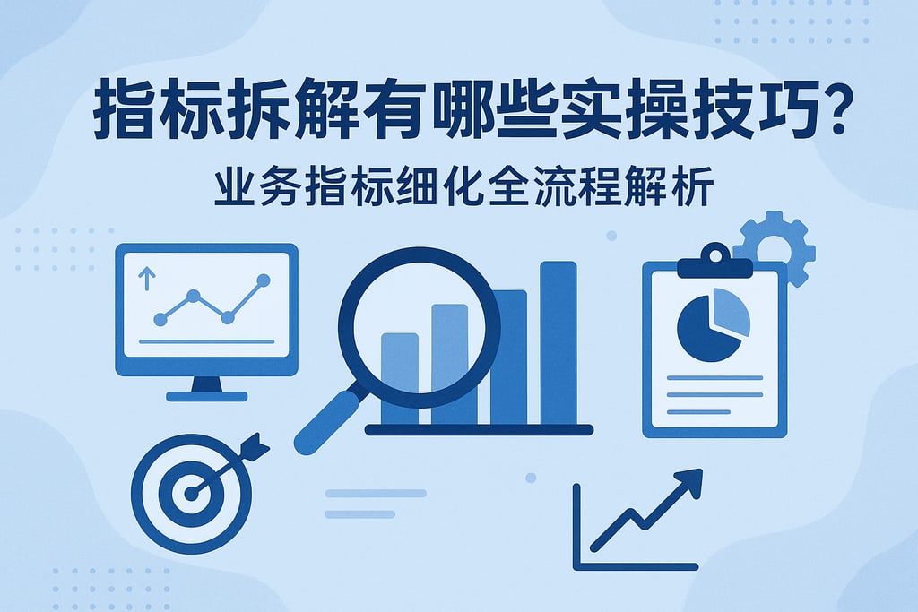 指标拆解有哪些实操技巧？业务指标细化全流程解析