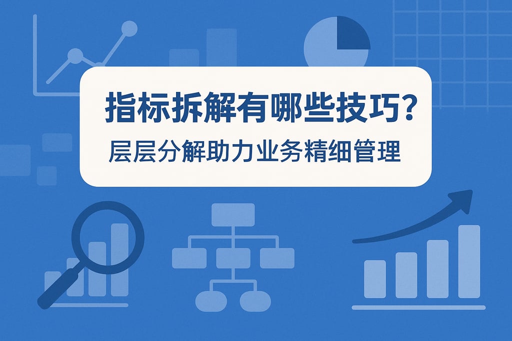 指标拆解有哪些技巧？层层分解助力业务精细管理