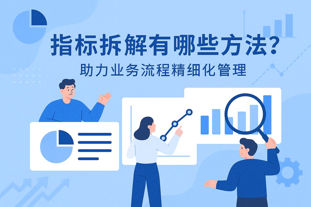 指标拆解有哪些方法？助力业务流程精细化管理