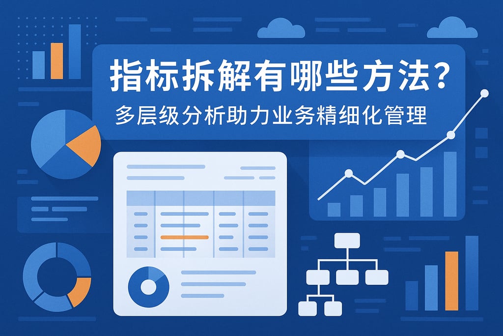 指标拆解有哪些方法？多层级分析助力业务精细化管理