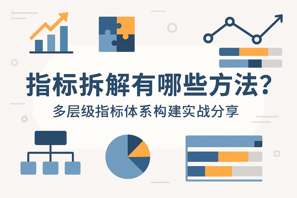 指标拆解有哪些方法？多层级指标体系构建实战分享
