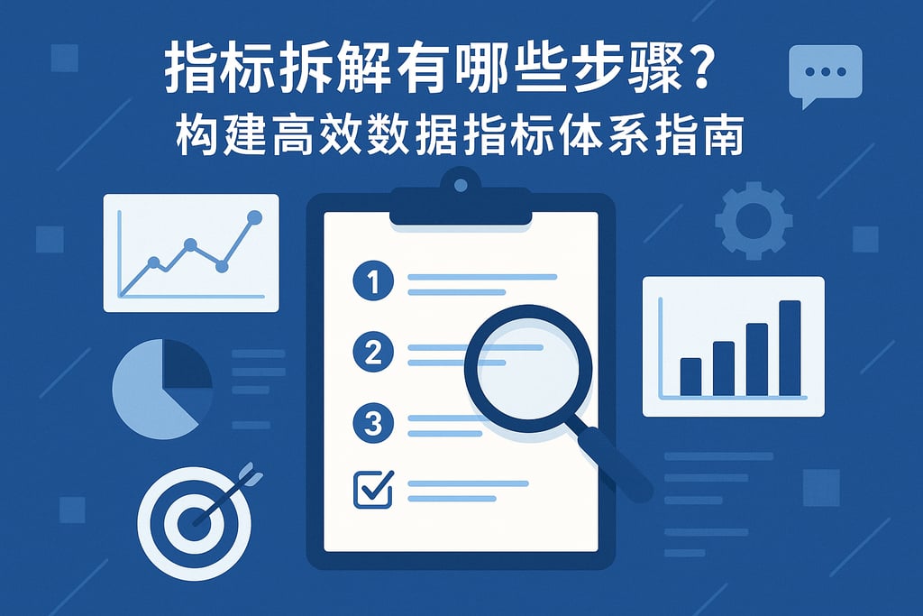 指标拆解有哪些步骤？构建高效数据指标体系指南