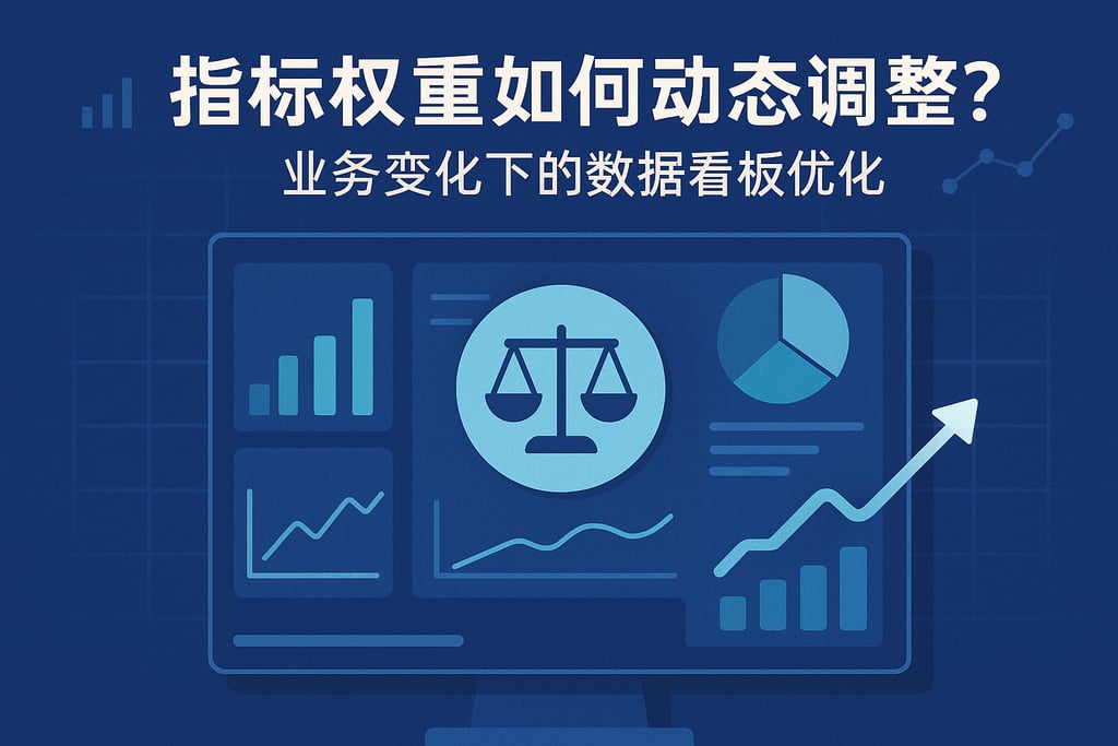 指标权重如何动态调整？业务变化下的数据看板优化