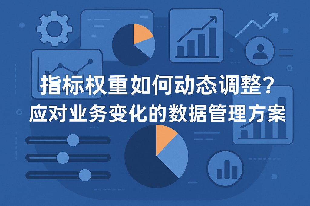 指标权重如何动态调整？应对业务变化的数据管理方案