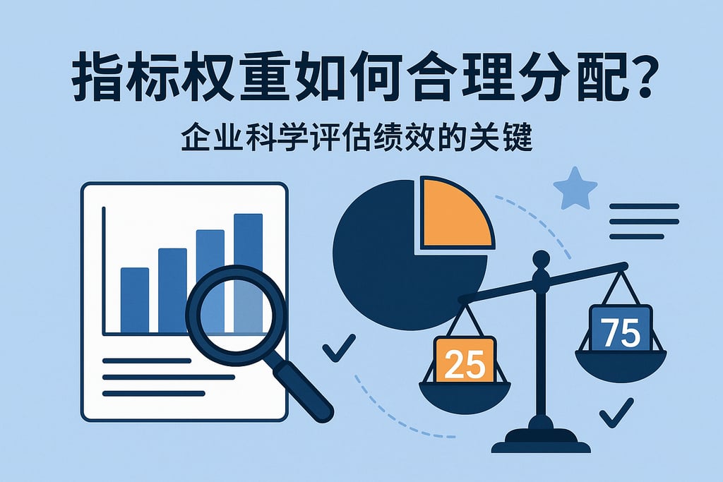 指标权重如何合理分配？企业科学评估绩效的关键