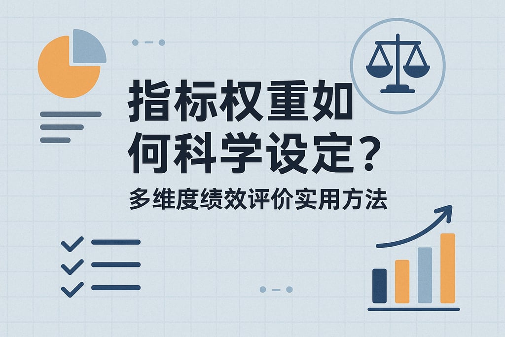 指标权重如何科学设定？多维度绩效评价实用方法