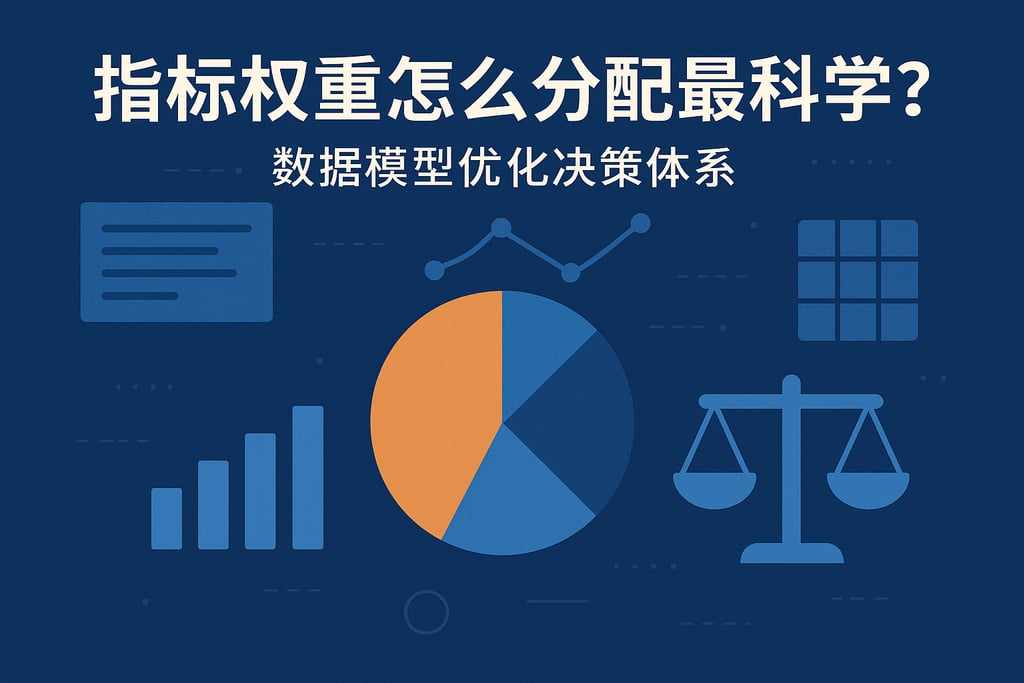 指标权重怎么分配最科学？数据模型优化决策体系
