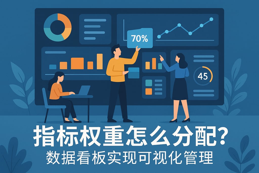 指标权重怎么分配？数据看板实现可视化管理