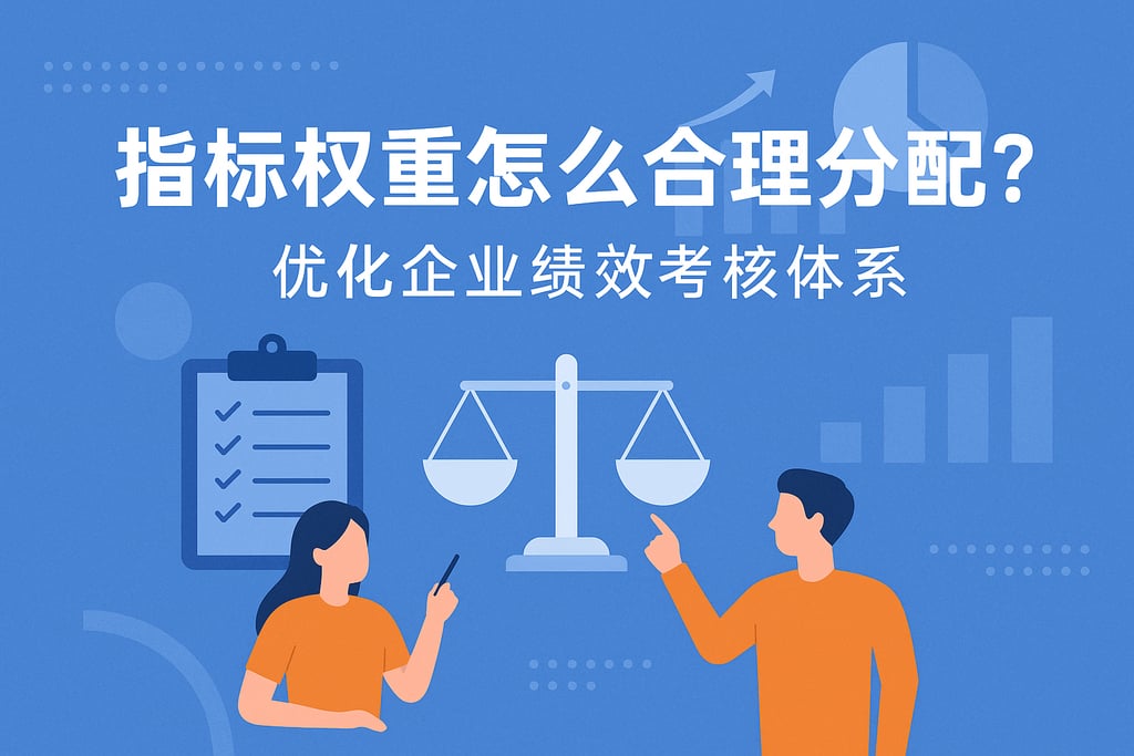 指标权重怎么合理分配？优化企业绩效考核体系