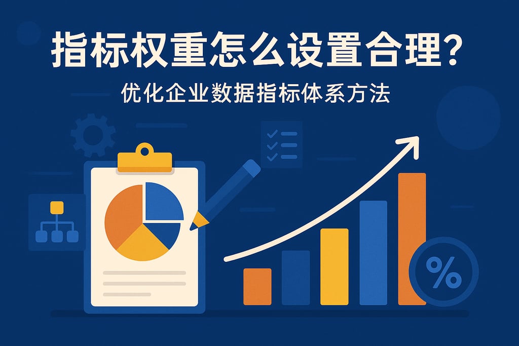 指标权重怎么设置合理？优化企业数据指标体系方法