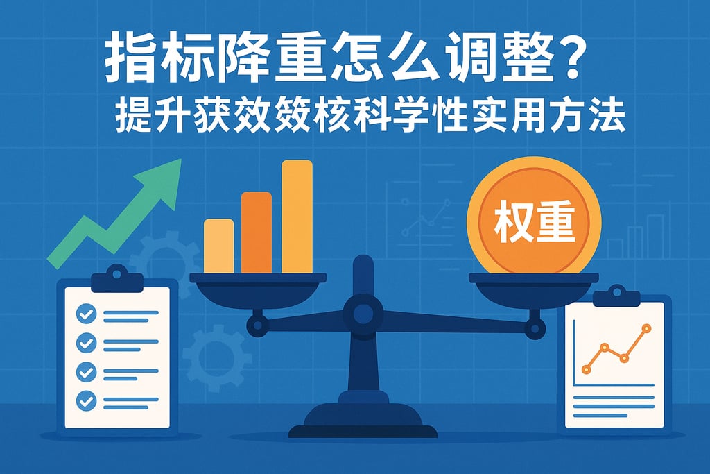 指标权重怎么调整？提升绩效考核科学性的实用方法