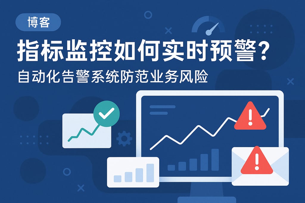 指标监控如何实时预警？自动化告警系统防范业务风险