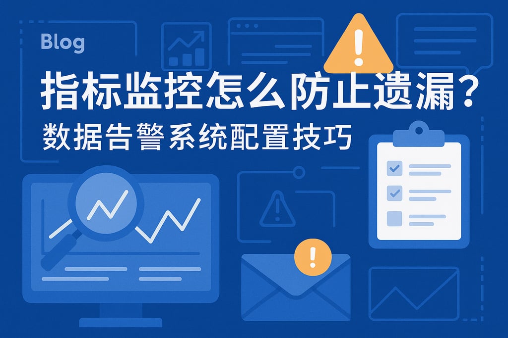 指标监控怎么防止遗漏？数据告警系统配置技巧