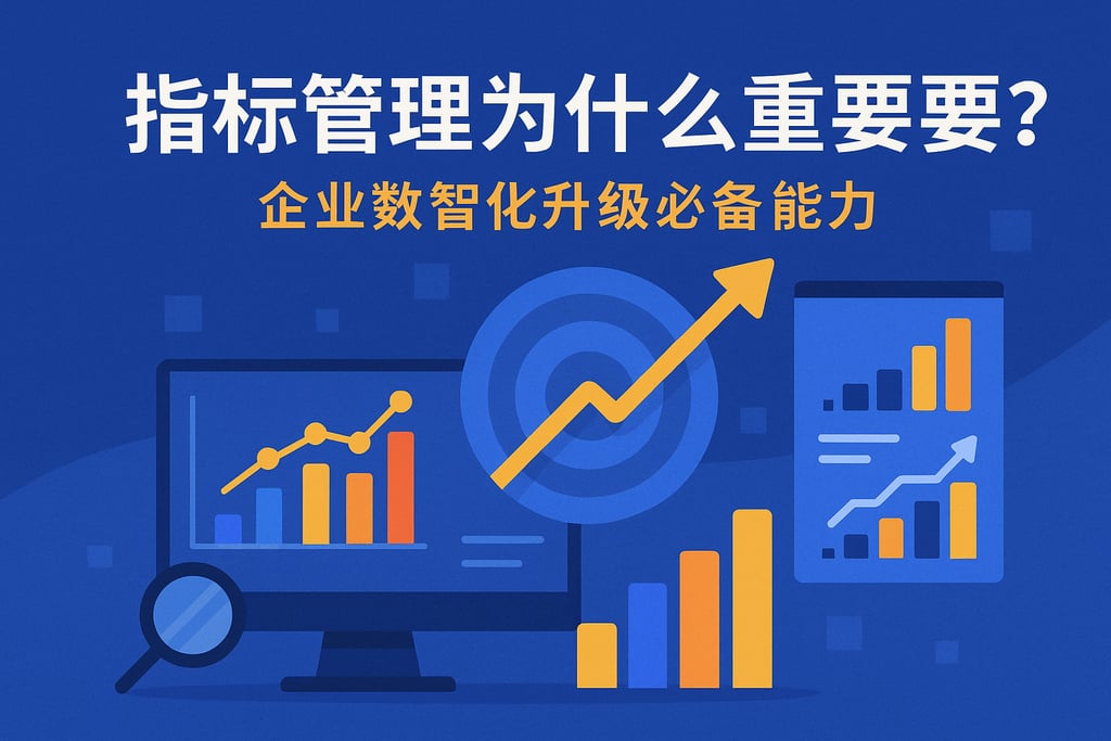 指标管理为什么重要？企业数智化升级必备能力