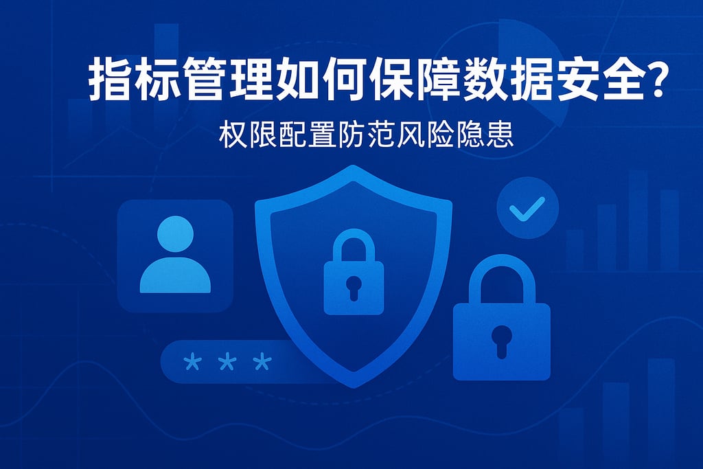指标管理如何保障数据安全？权限配置防范风险隐患