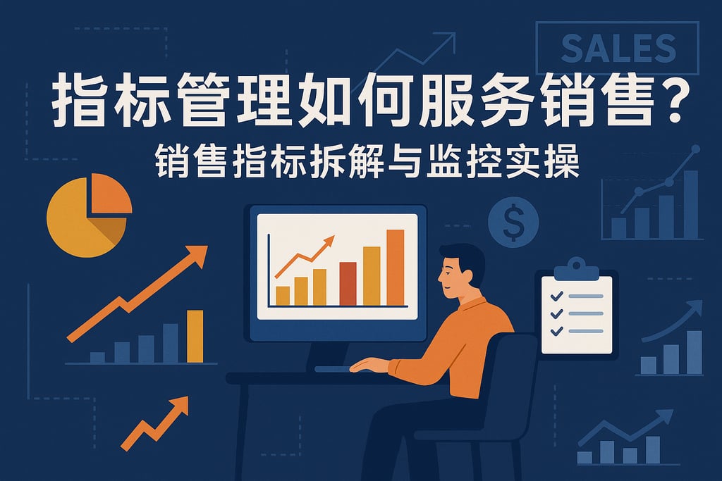 指标管理如何服务销售？销售指标拆解与监控实操
