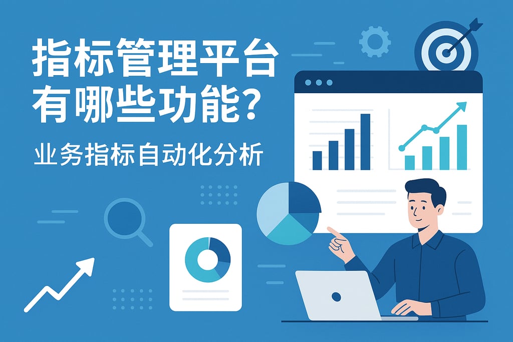 指标管理平台有哪些功能？业务指标自动化分析