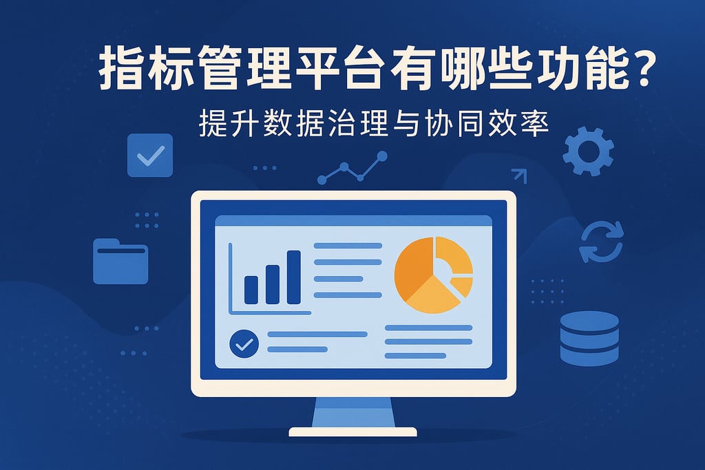 指标管理平台有哪些功能？提升数据治理与协同效率
