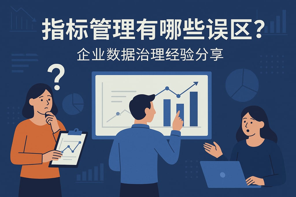 指标管理有哪些误区？企业数据治理经验分享