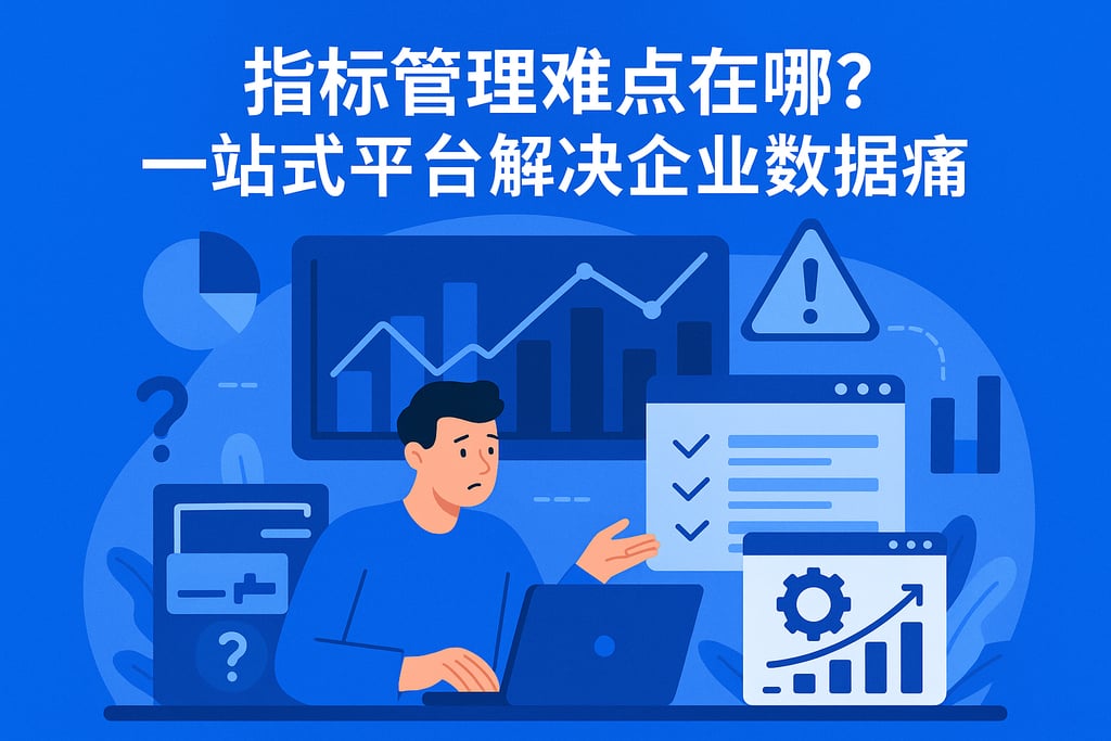 指标管理难点在哪？一站式平台解决企业数据痛点