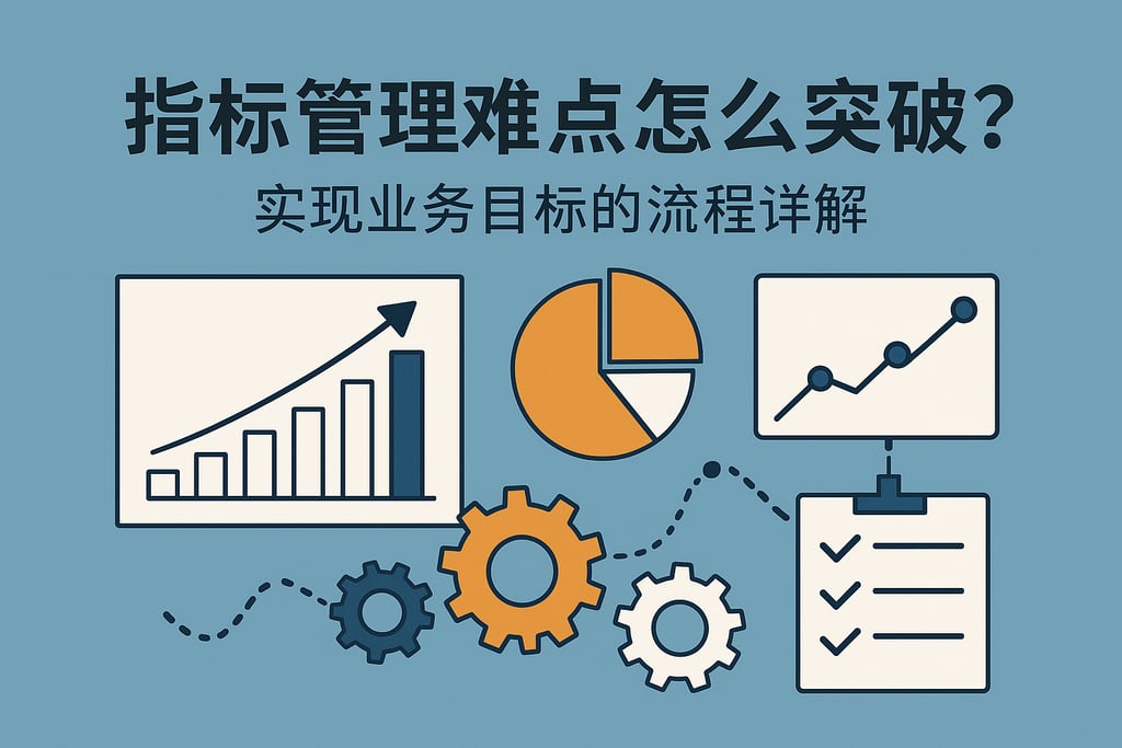 指标管理难点怎么突破？实现业务目标的流程详解