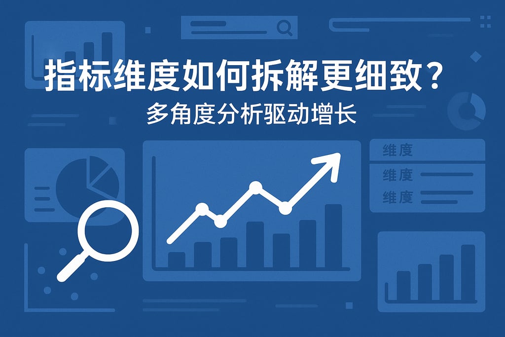 指标维度如何拆解更细致？多角度分析驱动增长