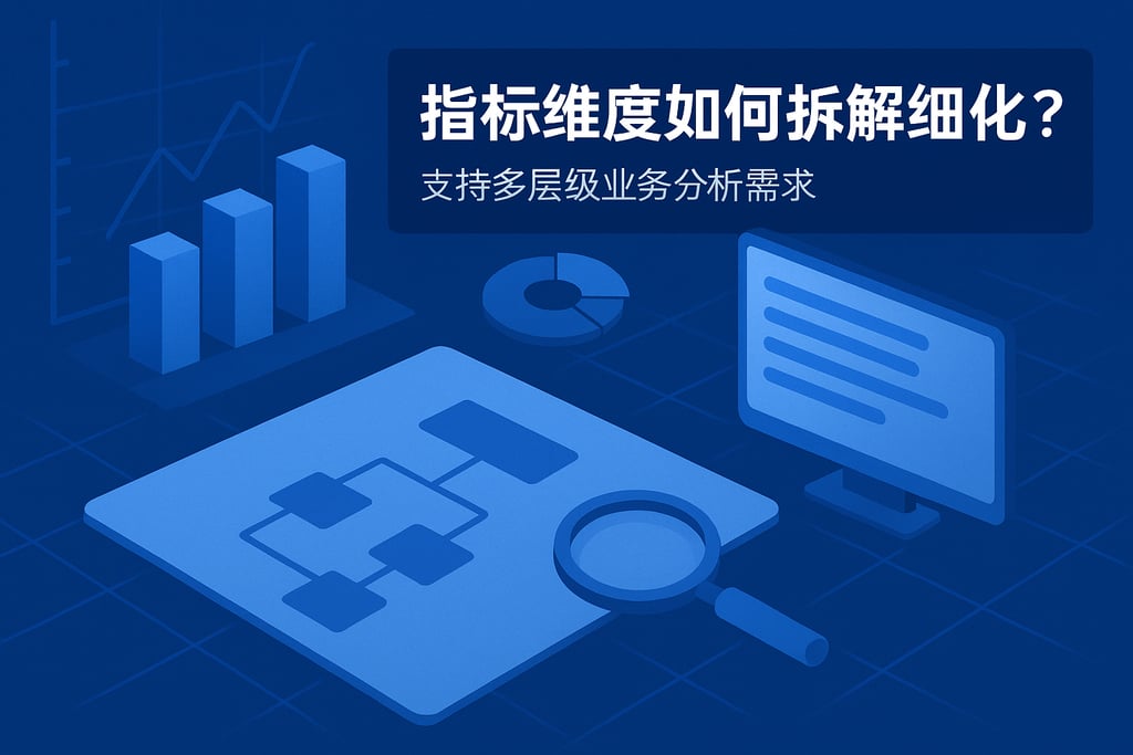 指标维度如何拆解细化？支持多层级业务分析需求