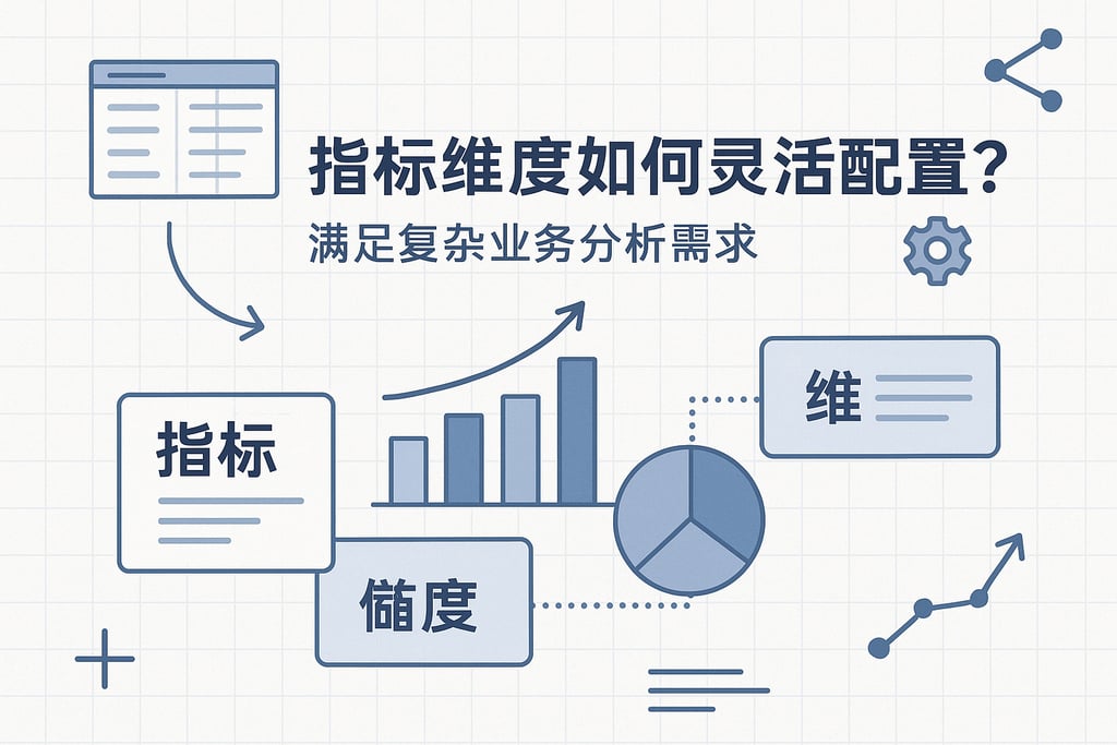 指标维度如何灵活配置？满足复杂业务分析需求