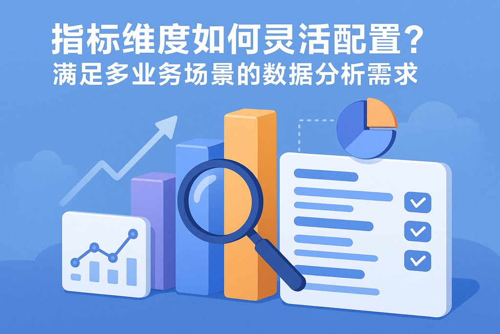 指标维度如何灵活配置？满足多业务场景的数据分析需求