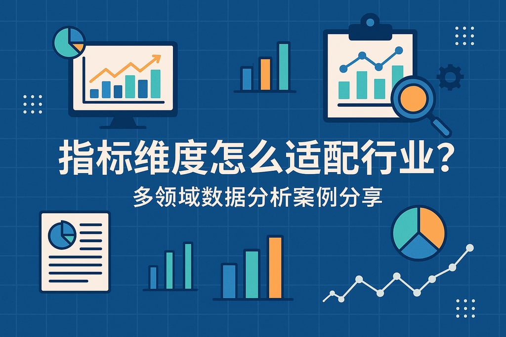 指标维度怎么适配行业？多领域数据分析案例分享