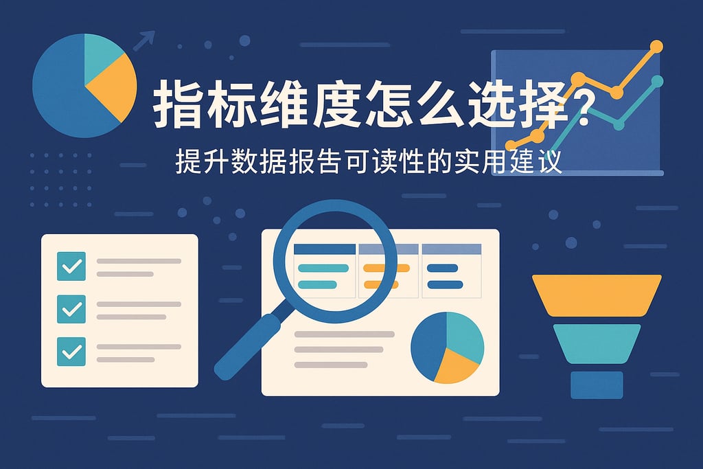 指标维度怎么选择？提升数据报告可读性的实用建议