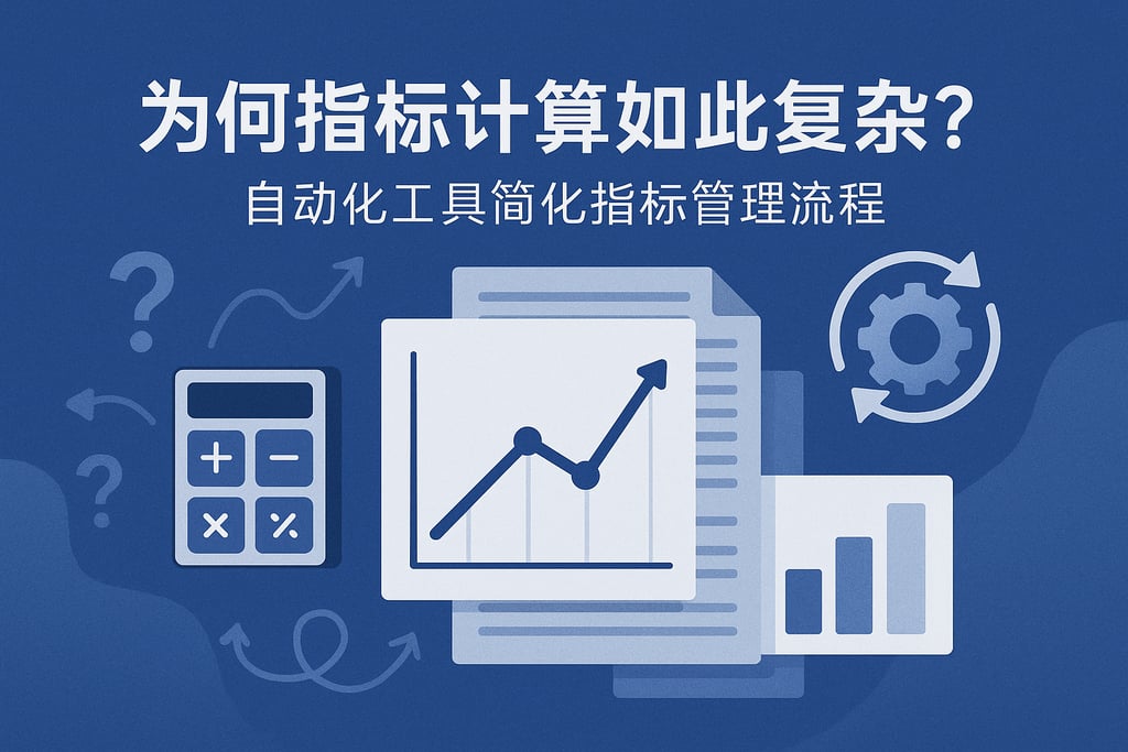 指标计算为何复杂？自动化工具简化指标管理流程