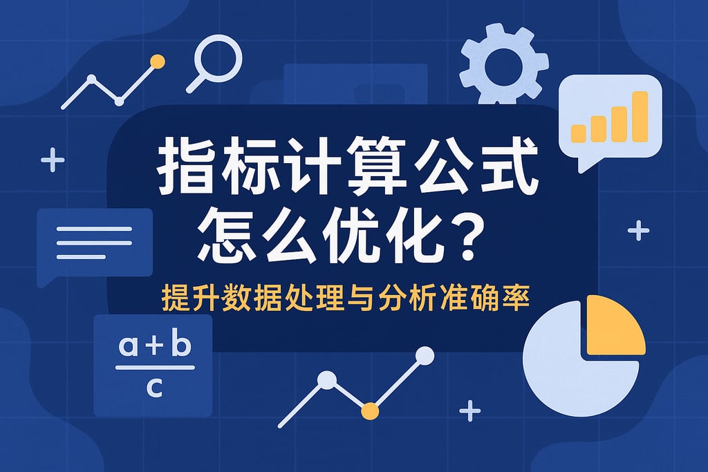 指标计算公式怎么优化？提升数据处理与分析准确率