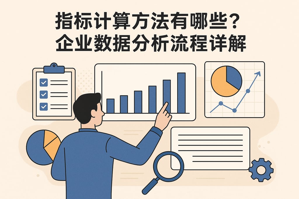 指标计算方法有哪些？企业数据分析流程详解