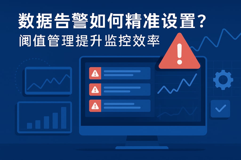 数据告警如何精准设置？阈值管理提升监控效率